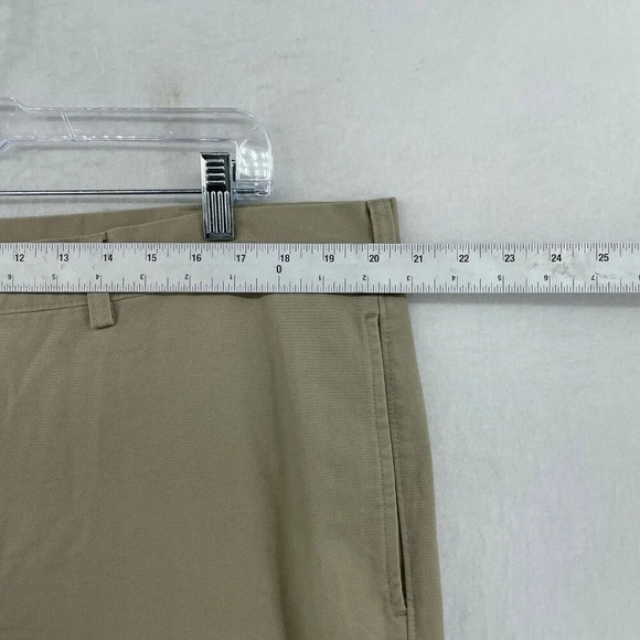 Haggar Pants Men's Sz 40X29 Khaki Brown High Rise Straight Leg Classic Chino - Picture 3 of 12
